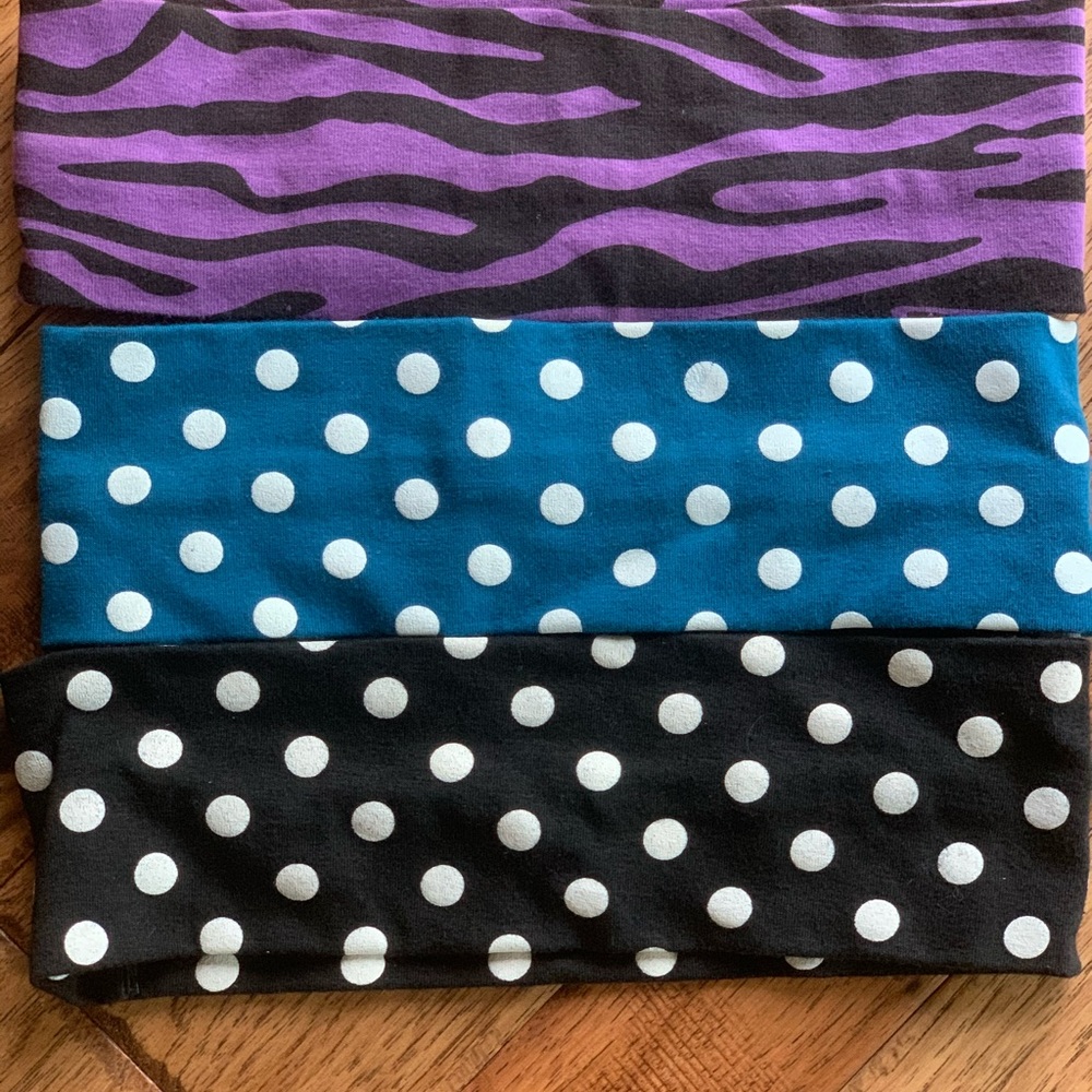 3 cloth headbands